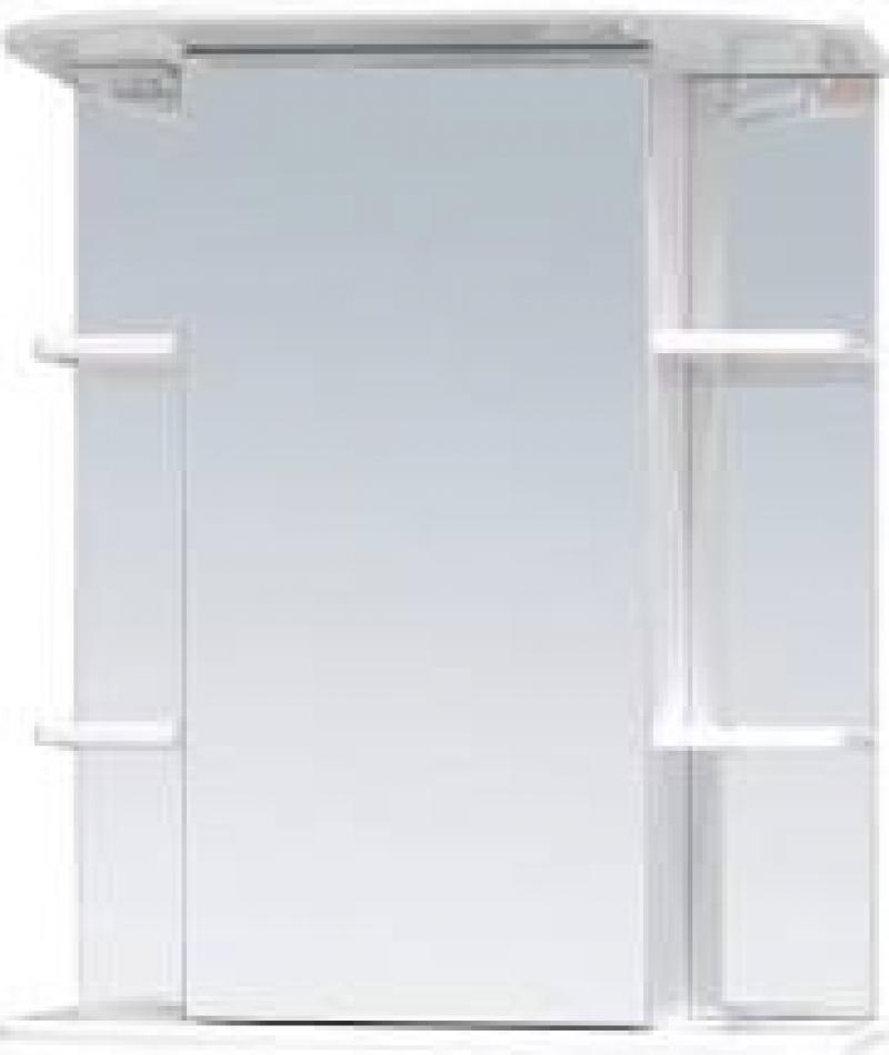 Зеркало-шкаф "ДИАНА 60" (белый), правый, БЕЗ ПОДСВЕТКИ 600х730х200