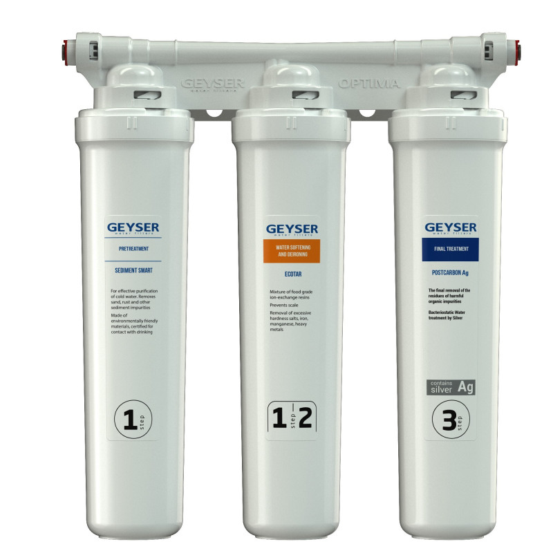 Фильтр Гейзер Оптима Старт для жесткой воды без крана