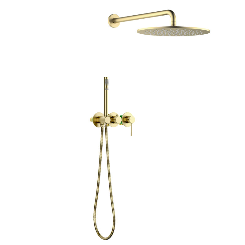 Душевая система SX-2349/17SM brushed gold (встроенная) TIMO Saona