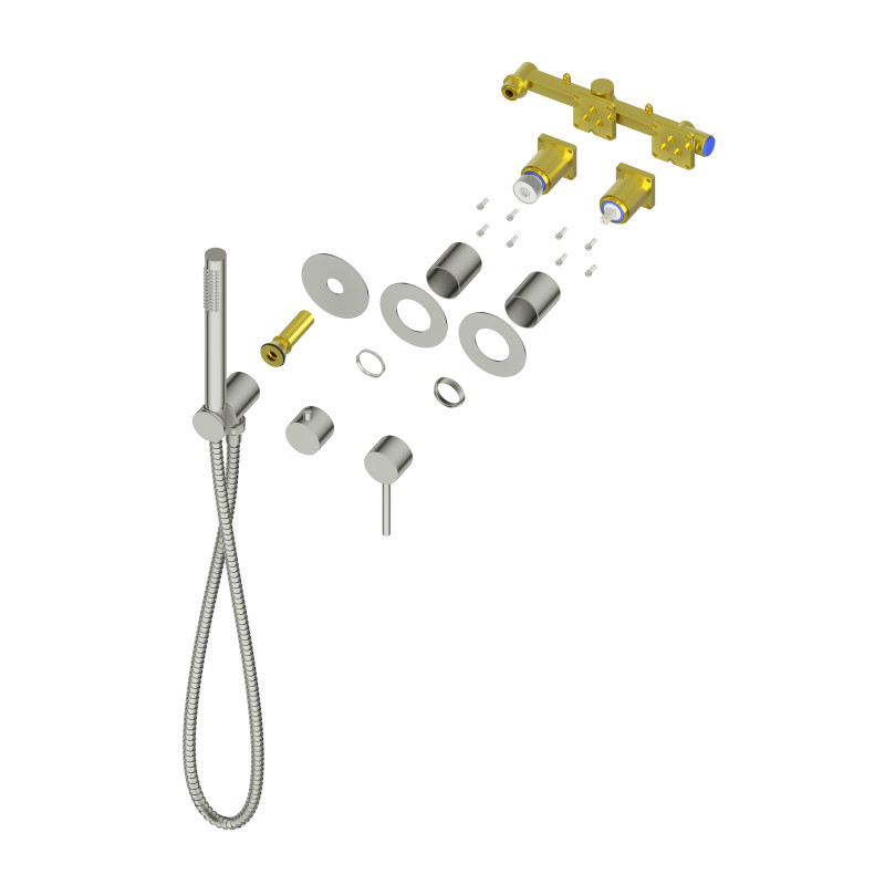 Душевая система SX-2349/17SM brushed gold (встроенная) TIMO Saona