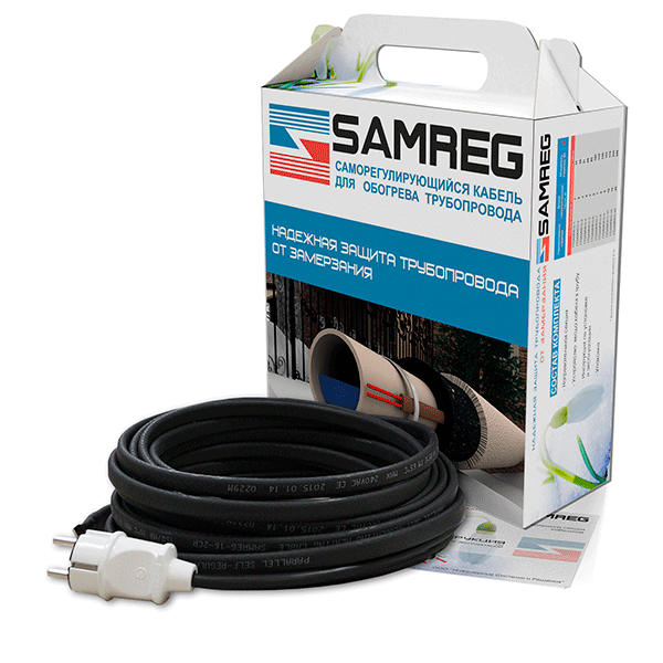 Греющий кабель саморегулирующий SAMREG-24-2 CR(для технической воды)