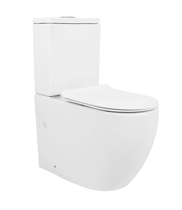 Унитаз-компакт Azario CORSA 630x380x830 напольный, смыв "ТОРНАДО", безободк. сид мкрлфт