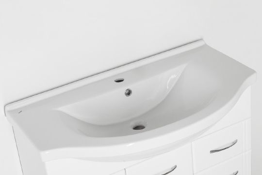 Тумба под раковину без столешницы Style Line Эко Стандарт №26 90 белая