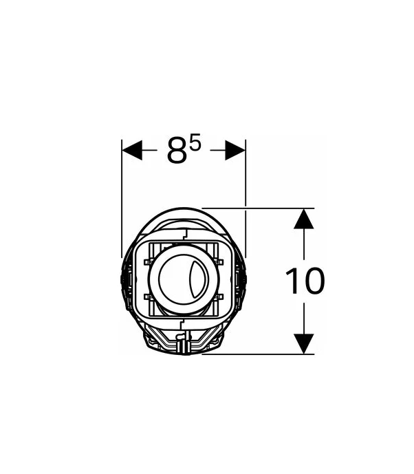 GEBERIT 136.909.21.2 смывной механизм IMPULS Basic 240 двойной смыв