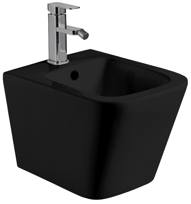 Биде подвесное Weltwasser WW SK Gelbach 005 MT-BL матовое черное