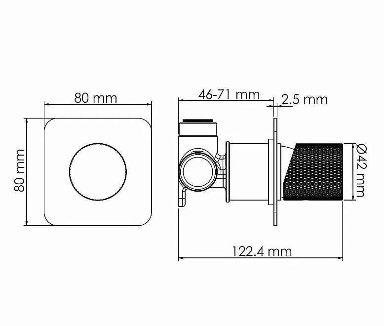 Душевая система WasserKRAFT Tauber 6400 SET2833 никель