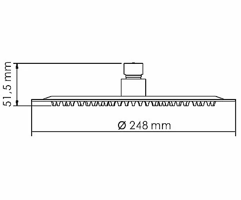 Душевая система WasserKRAFT Tauber 6400 SET2833 никель