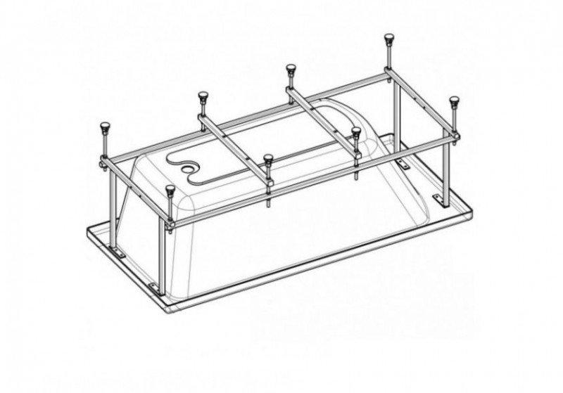 SURESTE монтажный комплект для ванны 150x70