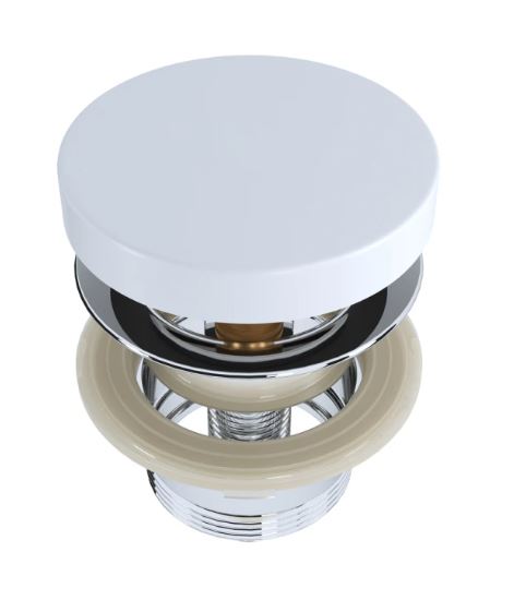 Клапан донный D501 S-Sense для раковины глянцевая белый 16121WG