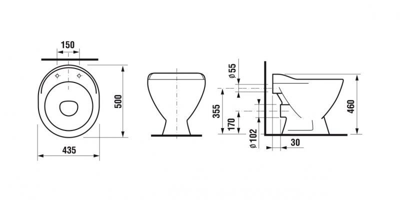 Видуар с решеткой Jika Mira 5104.6.000.000.1 (без установочного комплекта)