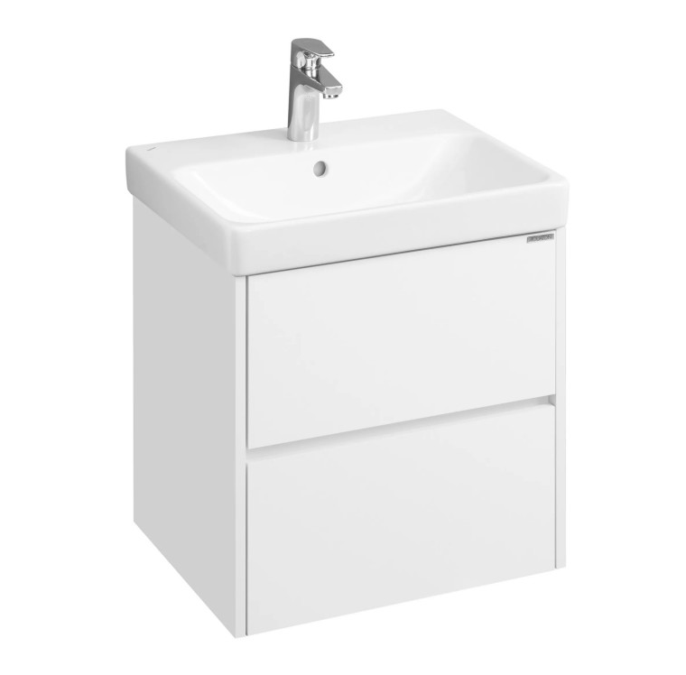 Тумба Сканди 55 Белый + раков. Адриана 55 (1A251701SD010+1WH501620)