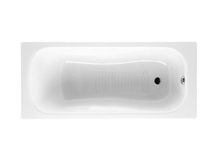 MALIBU Ванна чугунная 160х75, противоскользящее покрытие, без отв. для ручек (10 шт)