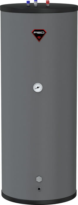 Бойлер косвенного нагрева FED STEEL COIL 100 серый