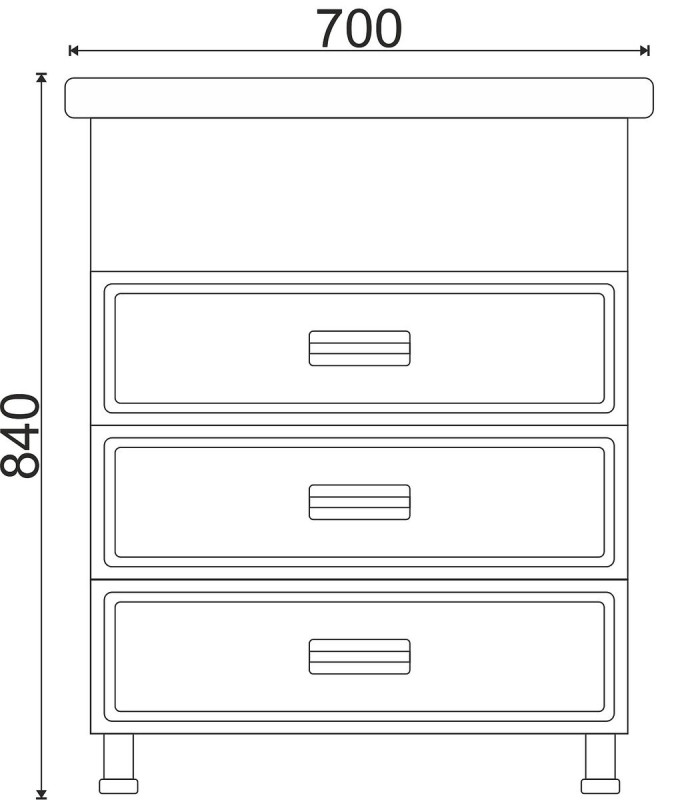 Тумба Odri 70 (ум. COMO 70)