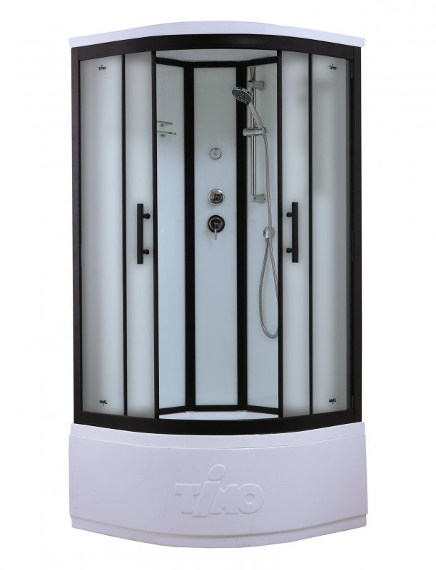 Душевая кабина T-6600 Black Fabric Timo (100*100*220)