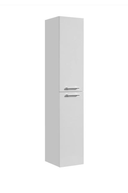 Шкаф-колонна Акватон Мадрид 120М подвесная белая