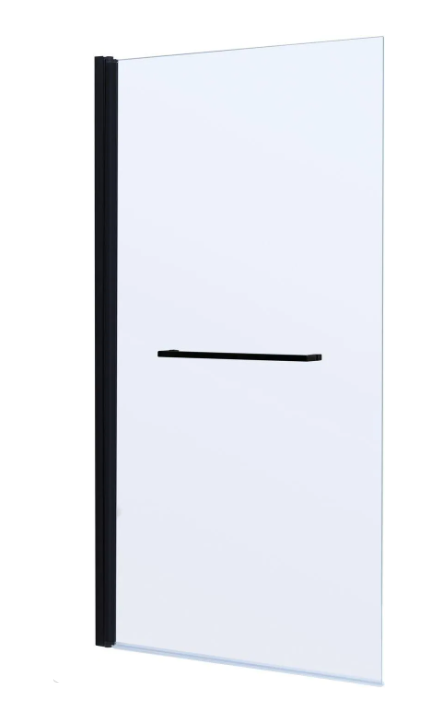 Шторка на борт 3.31022.BBA PRIORITY, 800мм H=1500мм стекло Optiwhite,Easyclean,черн.браш.ал (274703)