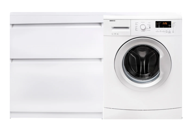 Тумба для комплекта Style Line Даллас 140 Люкс, напольная, 2 ящика