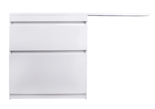 Тумба для комплекта Style Line Даллас 140 Люкс, напольная, 2 ящика