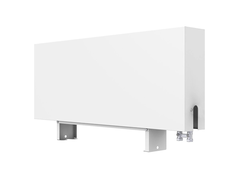 Конвектор водяной напольный КЗТО Элегант плюс 110х400х190 1то нп нв белый (с нижним подключе