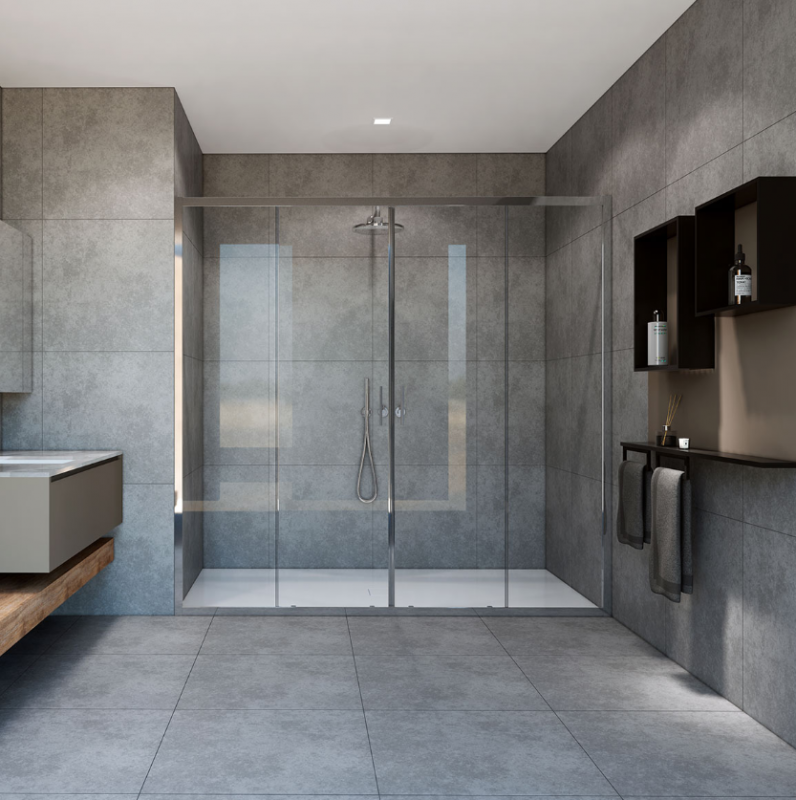 Душевая дверь Garda 1G2200CL, 2000, хром, прозрачн Vincea VDS-1G2200CL (299140)