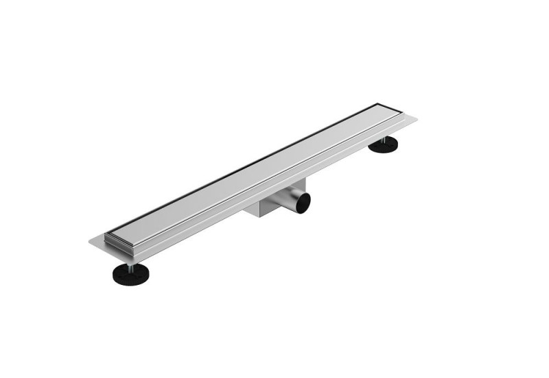 Трап-лоток с решеткой под закладку плитки 70мм*500мм (сухой+гидрозатвор) SLD500.03S SANLUX (6)