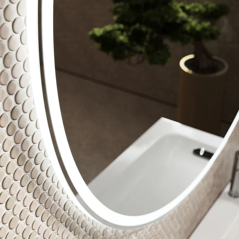 Зеркало для ванной комнаты D1200 c подсветкой Bella Sancos BE1200 (346904)