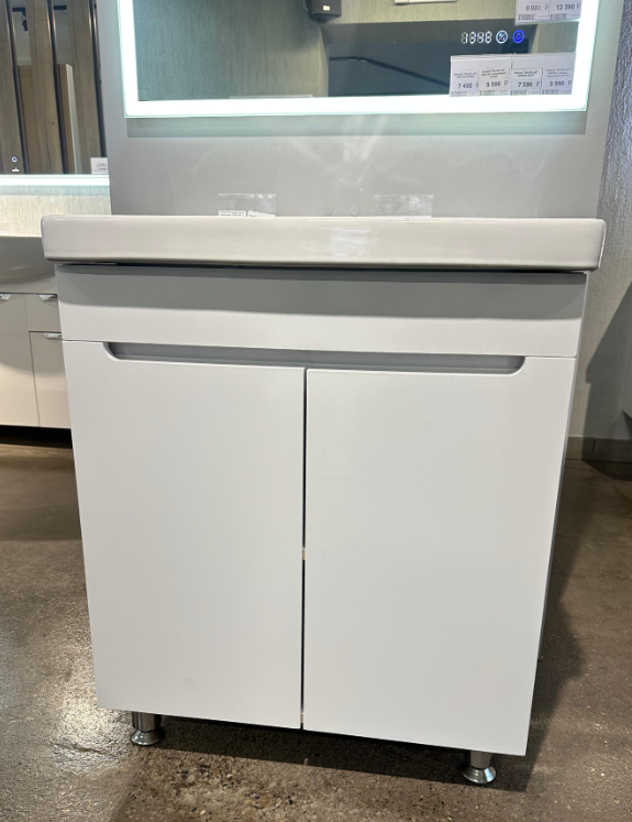 Тумба для умывальника напольная "СОЛО 70" 2 двери (под умыв. Alias)