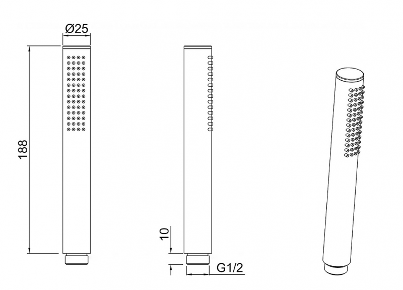 Лейка душевая Allen Brau Priority 5.31020-00