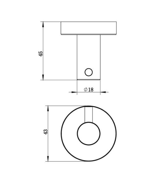 Крючок WHITECROSS Ergo ER2210GL (золото)